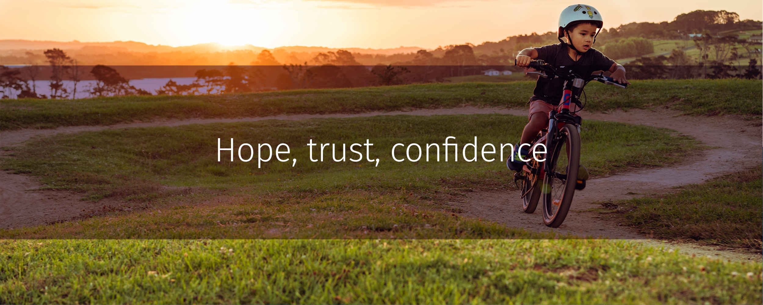 hope, trust, confidence